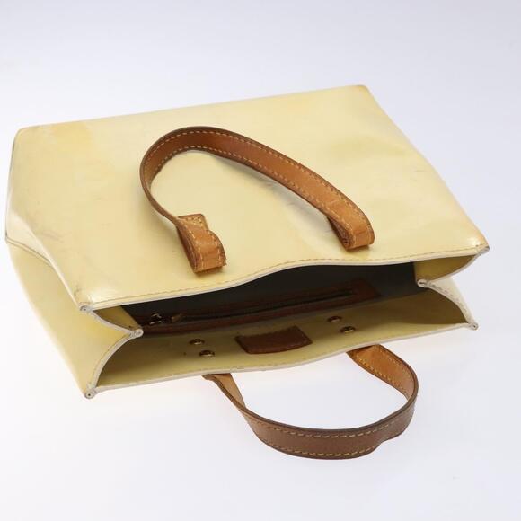 LOUIS VUITTON Monogram Vernis Reade PM Hand Bag Perle M91336 - Picture 6 of 13